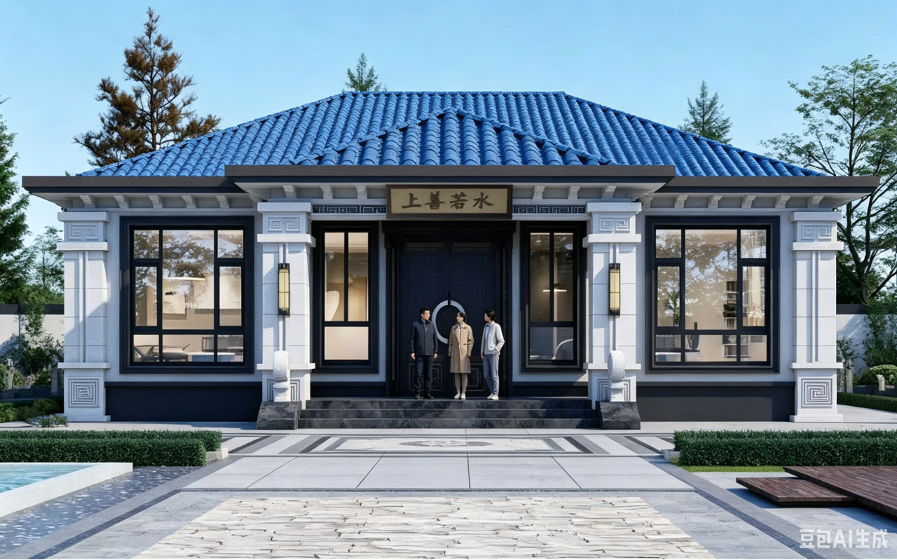 安岳一层130平方木屋顶